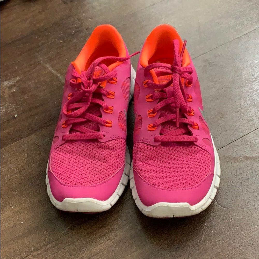 Pink Nike Freeruns